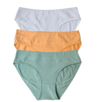 Set de 3 Panties de Algodón - Ropa Interior de Talle Bajo M-XL