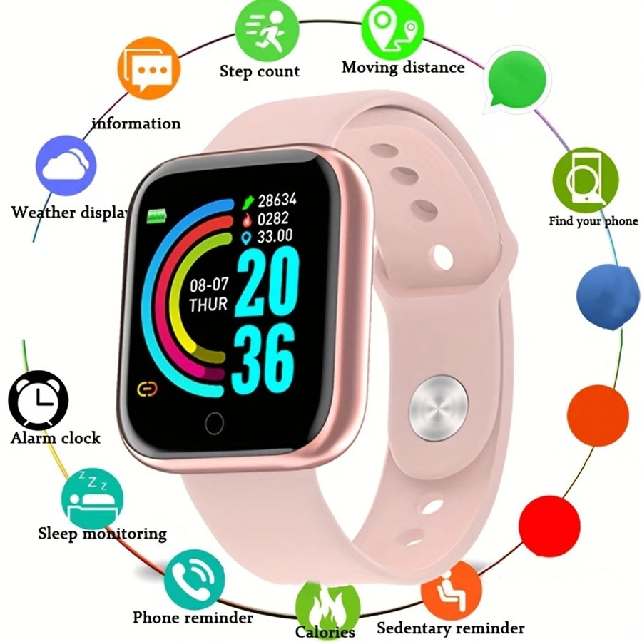 Fitness Smart Watch Bracelet with Heart Rate & Sleep Tracking