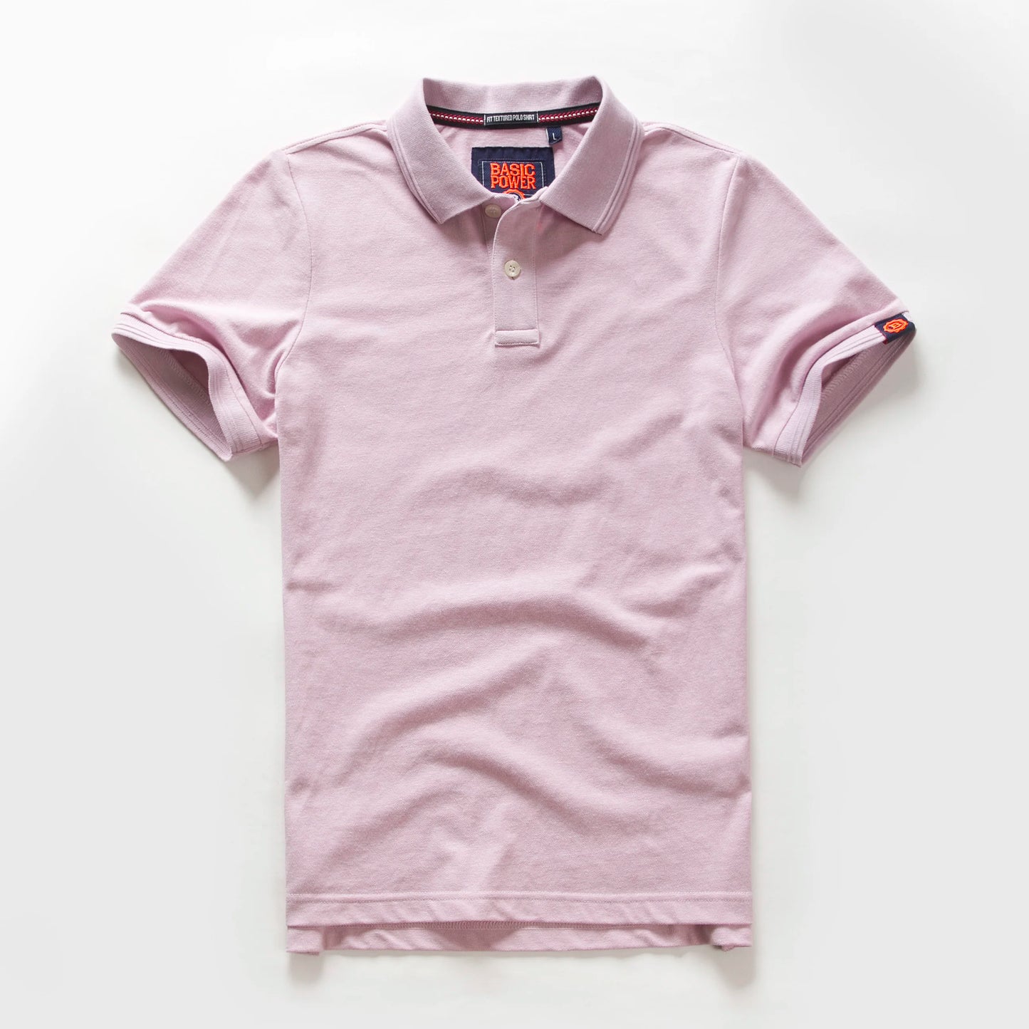 Men's Embroidered Cotton Polo Shirt – Short Sleeve Casual Summer Top