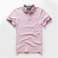 Men's Embroidered Cotton Polo Shirt – Short Sleeve Casual Summer Top