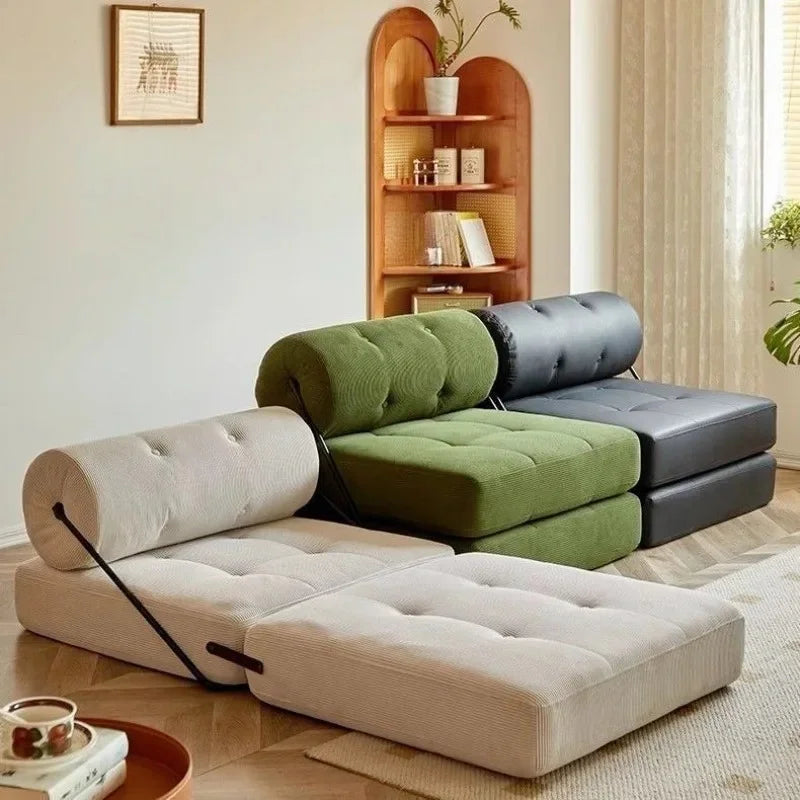Nordic Foldable Lazy Sofa - Single Person Lounge Chair