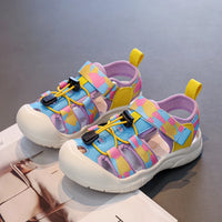Jiiyello Camouflage Sports Sandals - Toe Protection Water Shoes for Kids