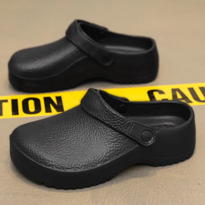 Litfun Men's Waterproof Clogs | Non-Slip Chef & Garden Shoes | Lightweight EVA Sandals