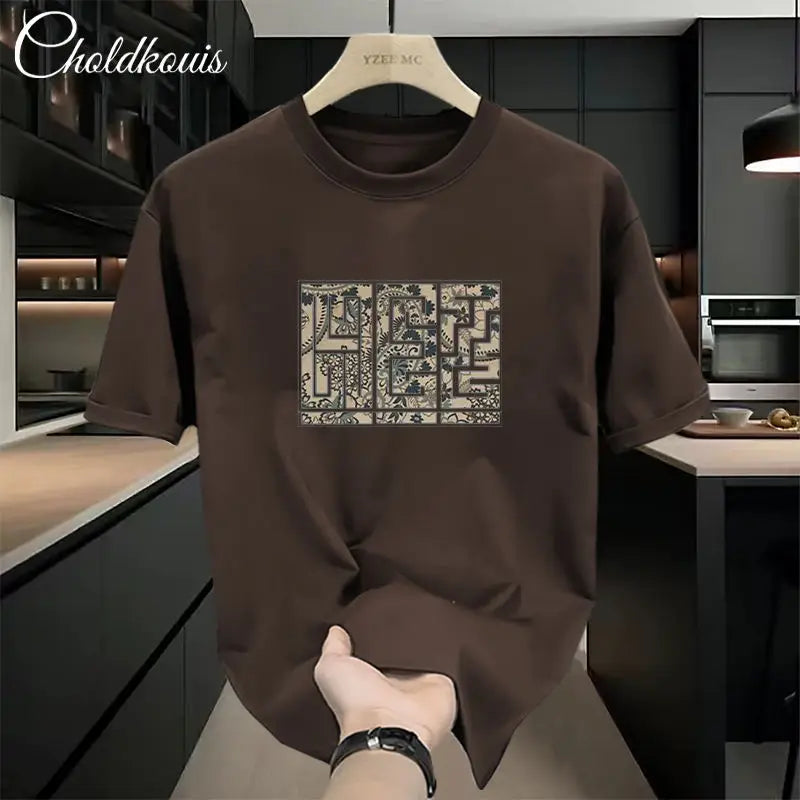 Men's Premium 100% Cotton Relaxed-Fit T-Shirt