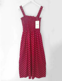 robe femme Summer Polka Dot Womens Dresses Elegant Square Neck Sleeveless Chiffon Long Dress Super Discount vestidos para mujer