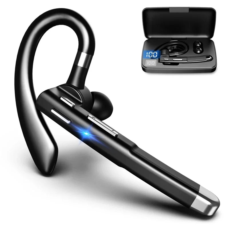 STTKGZD YYK-520 Business Bluetooth 5.1 Earphone | ENC + CVC 8.0 Noise Reduction 10H Multipoint 180H Standby Ear-Hook