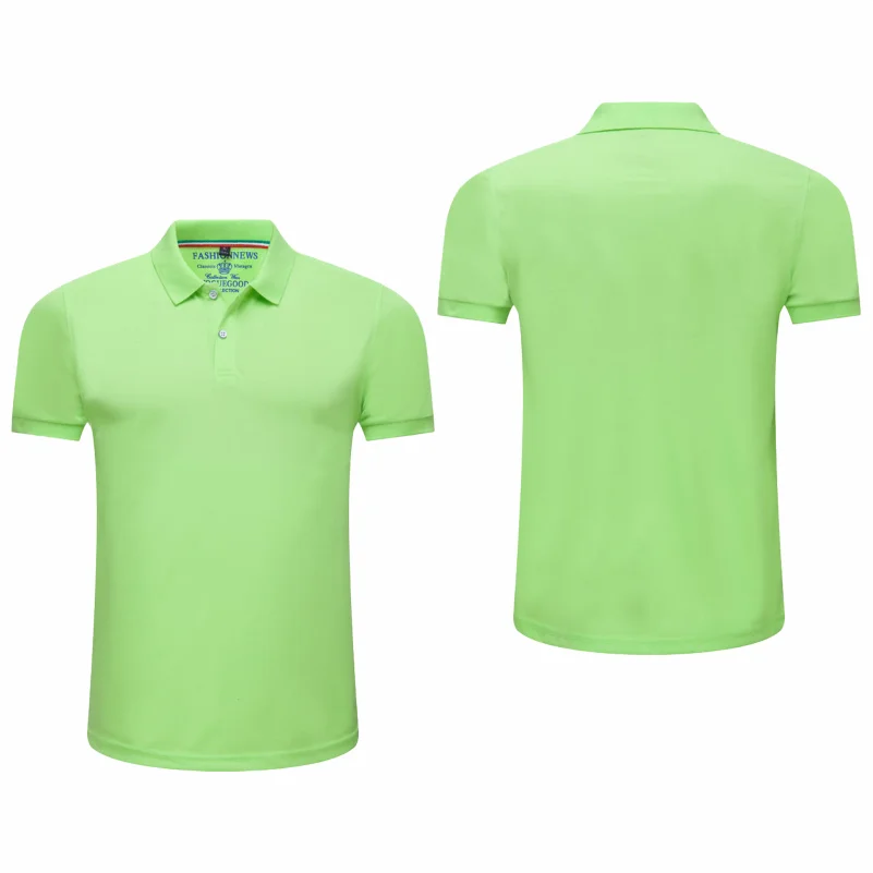 Men's Short Sleeve Polo Shirt — Breathable, Solid Color, Smart Casual Fit