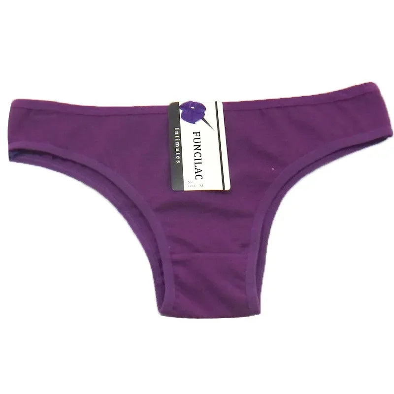 Pack de 5 Panties de Algodón para Mujer - Ropa Interior Cómoda y Sexy