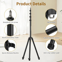 Ulanzi T270 Lighting Stand Tripod Light Stand Photography Aluminum Alloy Heavy Duty 2.7M For Godox Softbox Camera Flash COB LED