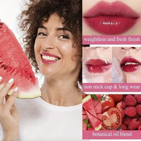 Fruity Lip Tint Water Gloss – Moisturizing Waterproof Liquid Lipstick | High Pigment Long-Lasting Non-Stick