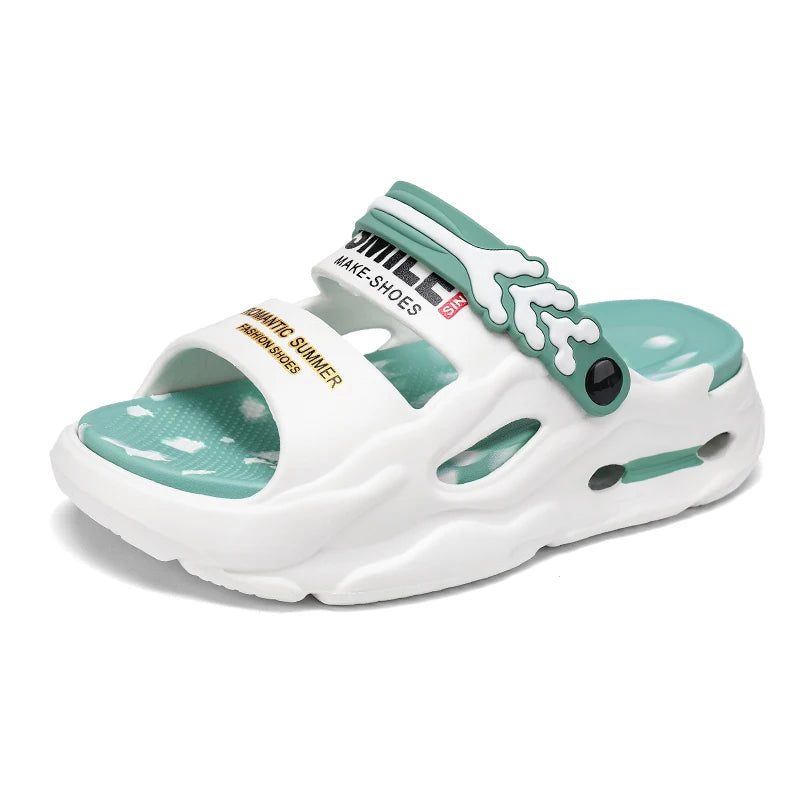 Men's Premium Cloud Slide Slippers - 5CM Platform EVA Beach Shoes