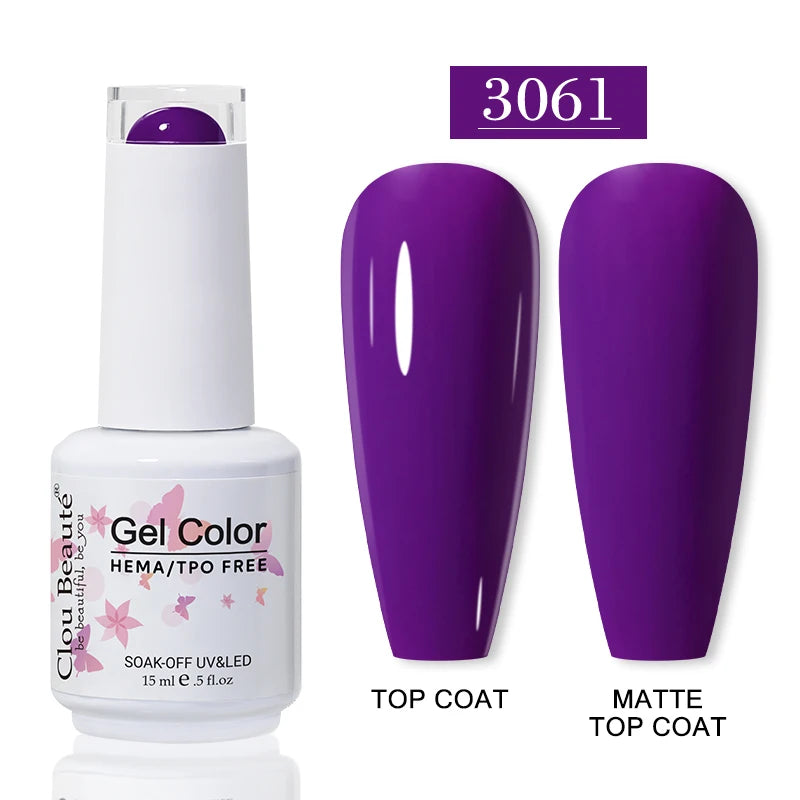 No-Wipe Top Coat & Sticky Base Coat UV Gel Polish — Long-Lasting, MSDS Certified, 15ml