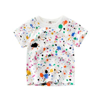 Boys Summer Cartoon Stripe T-Shirt | Short Sleeve Kids Tee Ages 2–9 Years