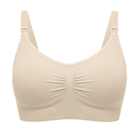 Plus Size Nursing Bra | Seamless Wire-Free Maternity Bralette with Removable Pads (M–XXL)