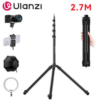 Ulanzi T270 Lighting Stand Tripod Light Stand Photography Aluminum Alloy Heavy Duty 2.7M For Godox Softbox Camera Flash COB LED