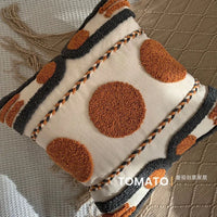 Bohemian Embroidered Pillow Cover - Geometric Tassel Cushion Case