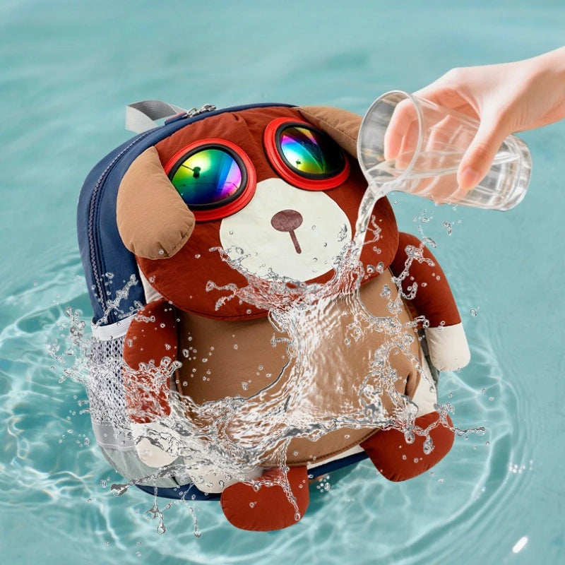 3D Cartoon Dog Backpack - Ultra Lightweight Kids School Bag for Kindergarten