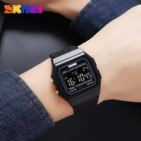SKMEI 2042 Men's Military Digital Watch – LED, Waterproof, Chronograph, Alarm