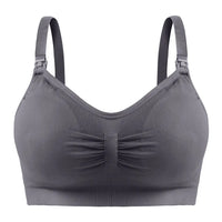 Seamless Maternity Nursing Bralette | Wire-Free Sleep Bra for Pregnant & Breastfeeding Women