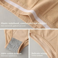 Panties de Tiro Alto para Mujer - Ropa Interior Cómoda y Sexy Tallas S-4XL