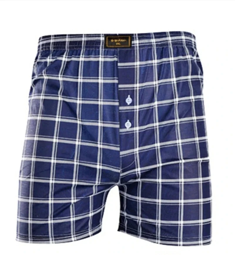 Men's Summer Printed Boxer Shorts — Breathable, Loose Fit, Beach & Homewear, Sizes L–XXL