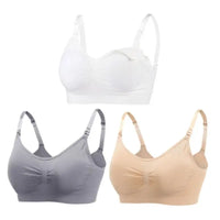 Nursing Bras for Breastfeeding Women – 3-Pack Seamless Maternity Bra (S–4XL)