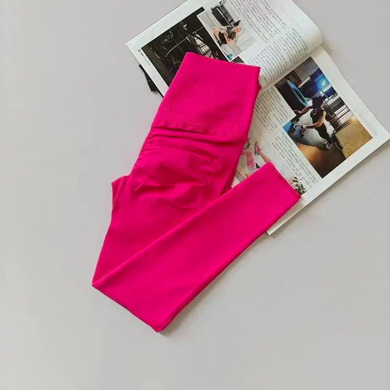 Leggings Deportivos Mujer Cintura Alta - Yoga Fitness Sin Costuras