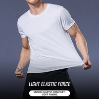 Men's Quick Dry Gym T-Shirt – Moisture Wicking Polyester