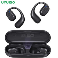 Open-Ear Wireless Earbuds – OWS Ear Hook Design, Digital Display, ANC & 40-Hour Battery for Sport & Travel