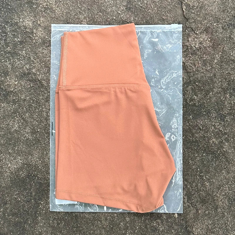 Shorts Deportivos Mujer Cintura Alta - Yoga Gym Running con Efecto Levanta Glúteos