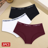 Set de 3 Panties de Algodón Suave para Mujer