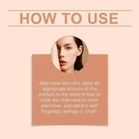 BB Foundation Cream — Moisturizing, Waterproof, Full Coverage, Natural Finish