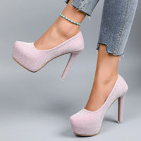 Women Pumps Stiletto Sexy High Heels Women 2024 New Summer Casual Plus Size Pumps Platform Luxury Wedding Shoes Zapatos De Mujer