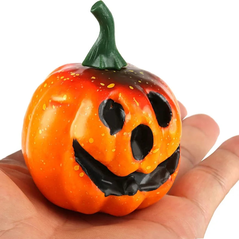 10pcs Halloween Artificial Pumpkin Decoration Foam Mini Pumpkin Home Autumn Harvest Party Thanksgiving Ornaments Props halloween