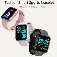 Fitness Smart Bracelet Watch – Heart Rate, Sleep Monitor & Music Player for Men & Women