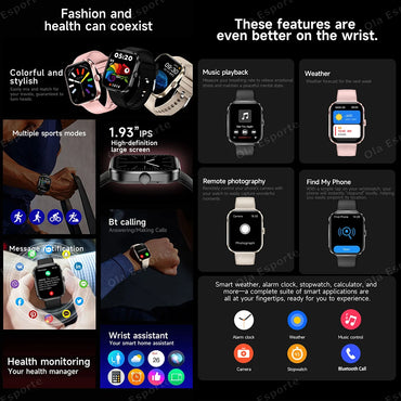 Outdoor Sport Smart Watch | 1.83" GPS Alexa Bluetooth Calling Heart Rate Blood Oxygen Waterproof Smartwatch