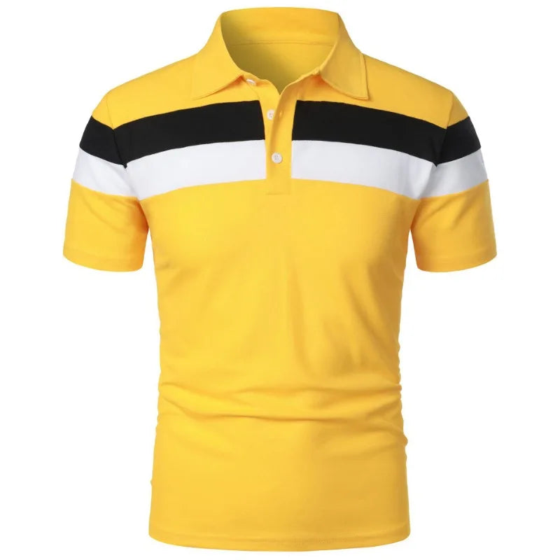 Men's Luxury Polo Shirt | Breathable Short Sleeve Business Casual Tee S–6XL