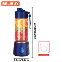 Portable USB Electric Citrus Juicer | Rechargeable Mini Squeezer for Oranges, Lemons & More