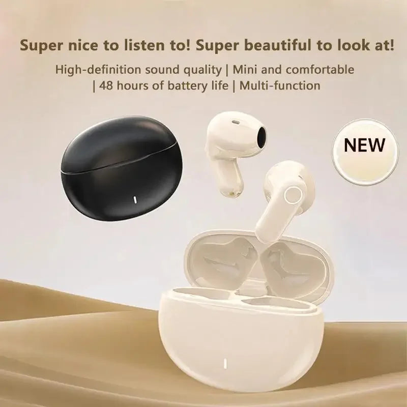 Mini ANC TWS Earbuds – Hi-Fi Sound, NFC Pairing, Alexa Support & Waterproof for Sport & Office