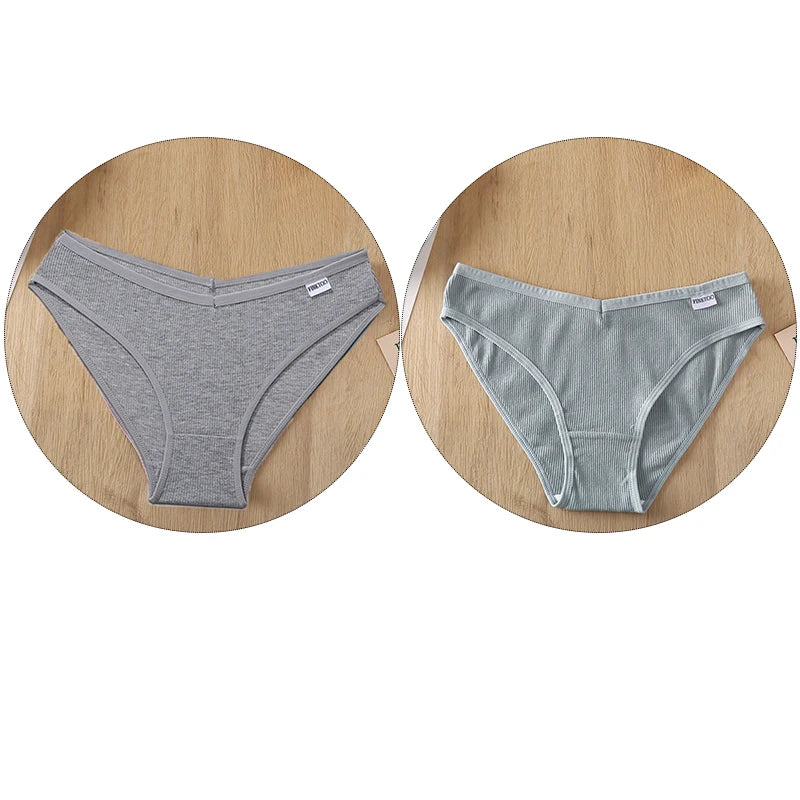 Set de 2 Panties de Algodón Hipoalergénico Talle V Plus M-4XL