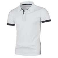 Men's Short Sleeve Polo Shirt – Lightweight Breathable Lapel Tee | Casual Streetwear Summer Top
