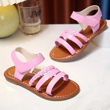 Sandalias Tejidas a Mano para Niños - Suela Gruesa y Suave | Tallas 26-36