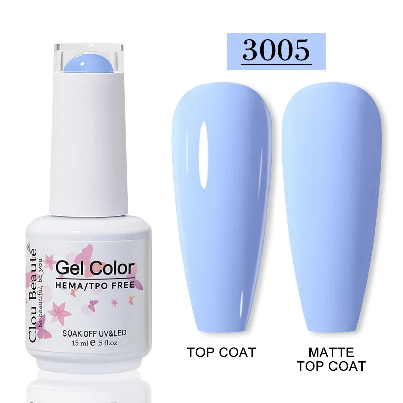 No-Wipe Top Coat & Sticky Base Coat UV Gel Polish — Long-Lasting, MSDS Certified, 15ml