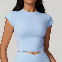 Women's Quick-Dry Yoga Top | Short Sleeve Active Shirt