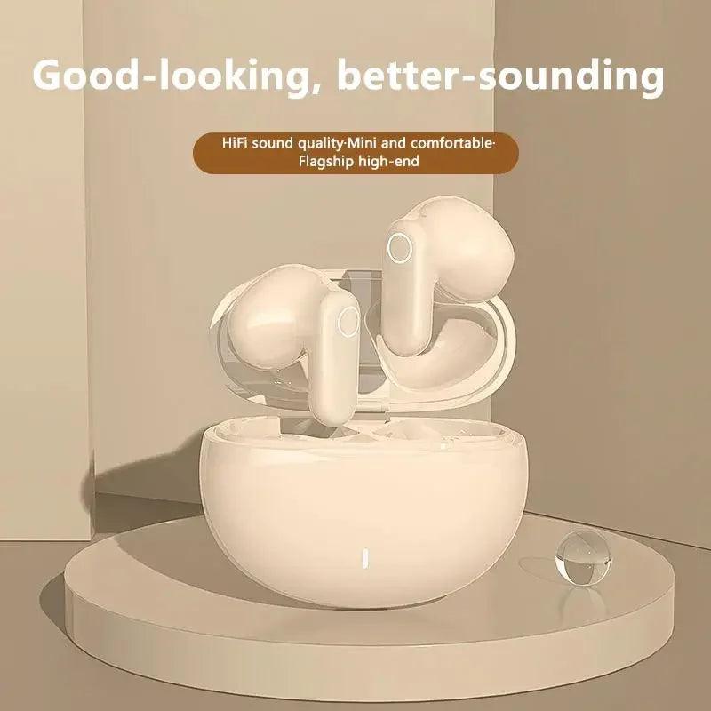 Mini ANC TWS Earbuds – Hi-Fi Sound, NFC Pairing, Alexa Support & Waterproof for Sport & Office