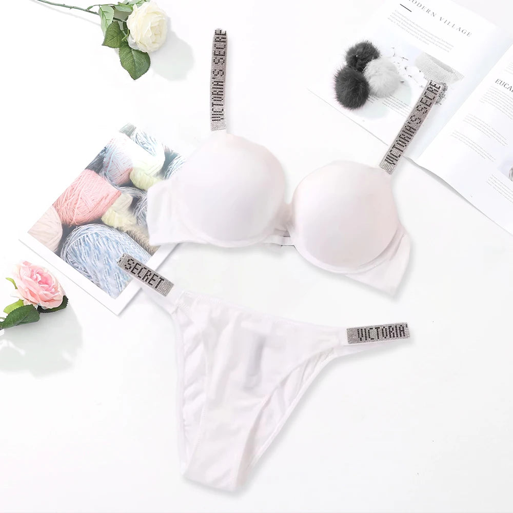 Women's Sexy Lingerie Set – Push-Up Bra & Panty | Soft, Breathable & Elegant