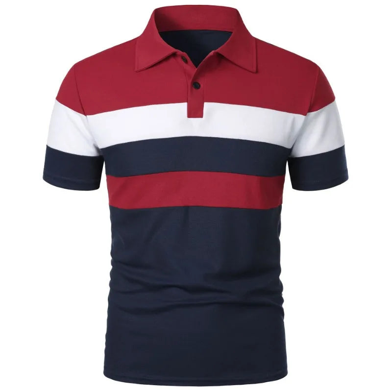 Men's Luxury Polo Shirt | Breathable Short Sleeve Business Casual Tee S–6XL