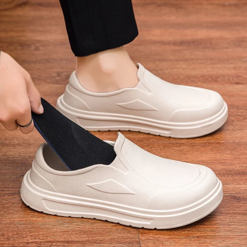 Professional Chef Shoes - Anti-Slip Kitchen Clogs for Men