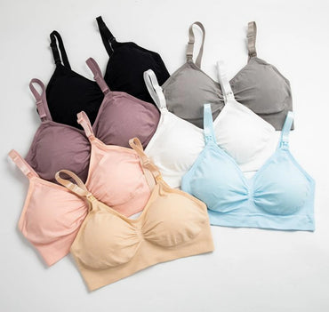 Nursing Bras for Breastfeeding Women – 3-Pack Seamless Maternity Bra (S–4XL)