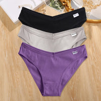 Set de 3 Panties de Algodón - Ropa Interior Tallas Plus M-4XL